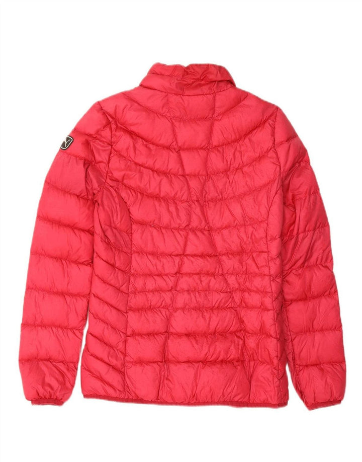 PUMA Womens Padded Jacket UK 10 Small  Pink Nylon