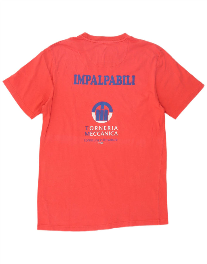 CANTERBURY Herren-T-Shirt mit Grafik, Größe L, aus roter Baumwolle