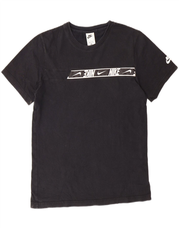 NIKE Mens Graphic T-Shirt Top Small Black Cotton Vintage Nike and Second-Hand Nike from Messina Hembry 