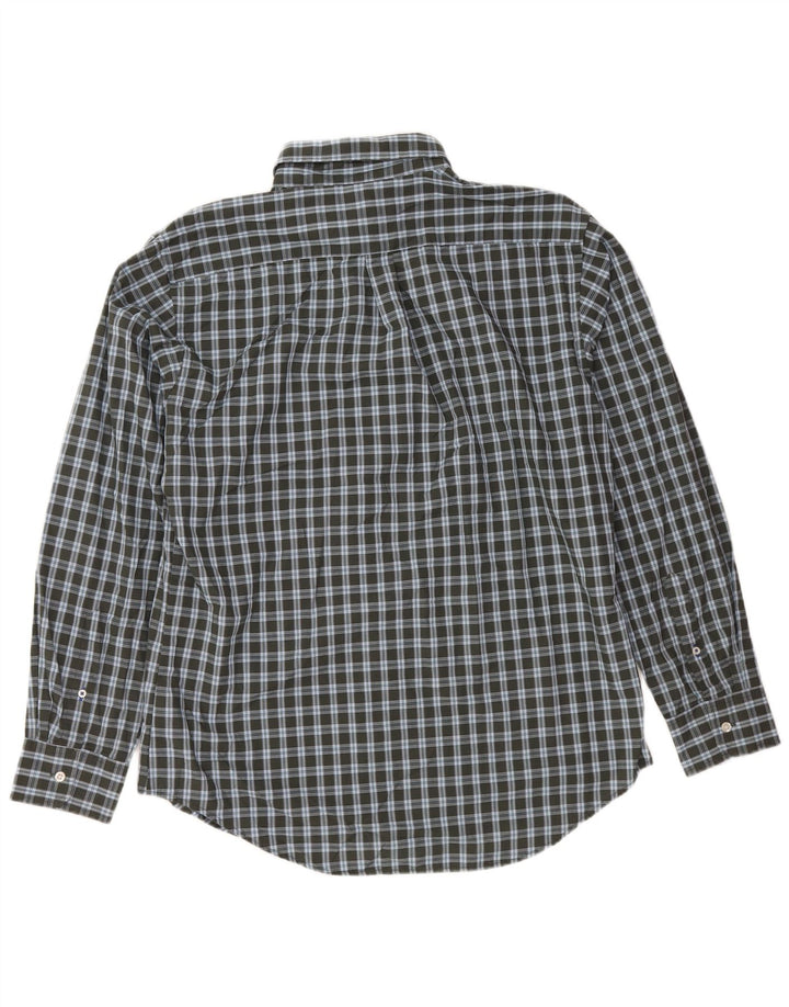 IZOD Herrenhemd, groß, Khaki, Gingham-Baumwolle