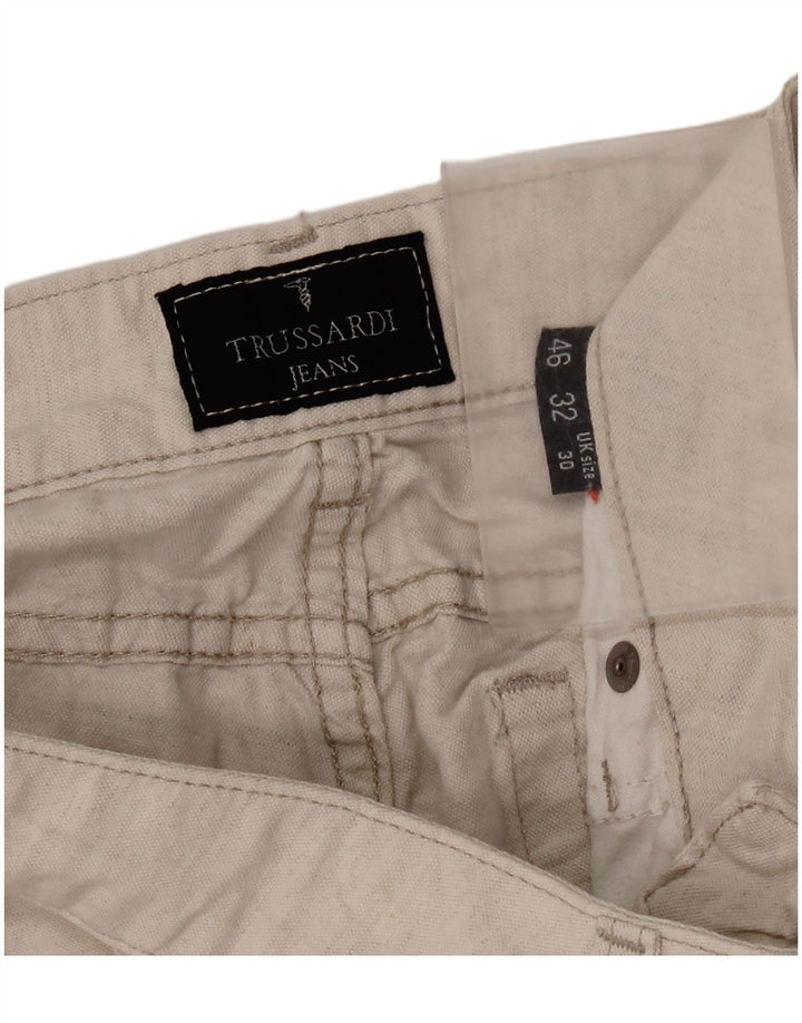 TRUSSARDI Damen Freizeitshorts W30 Mittelbeige
