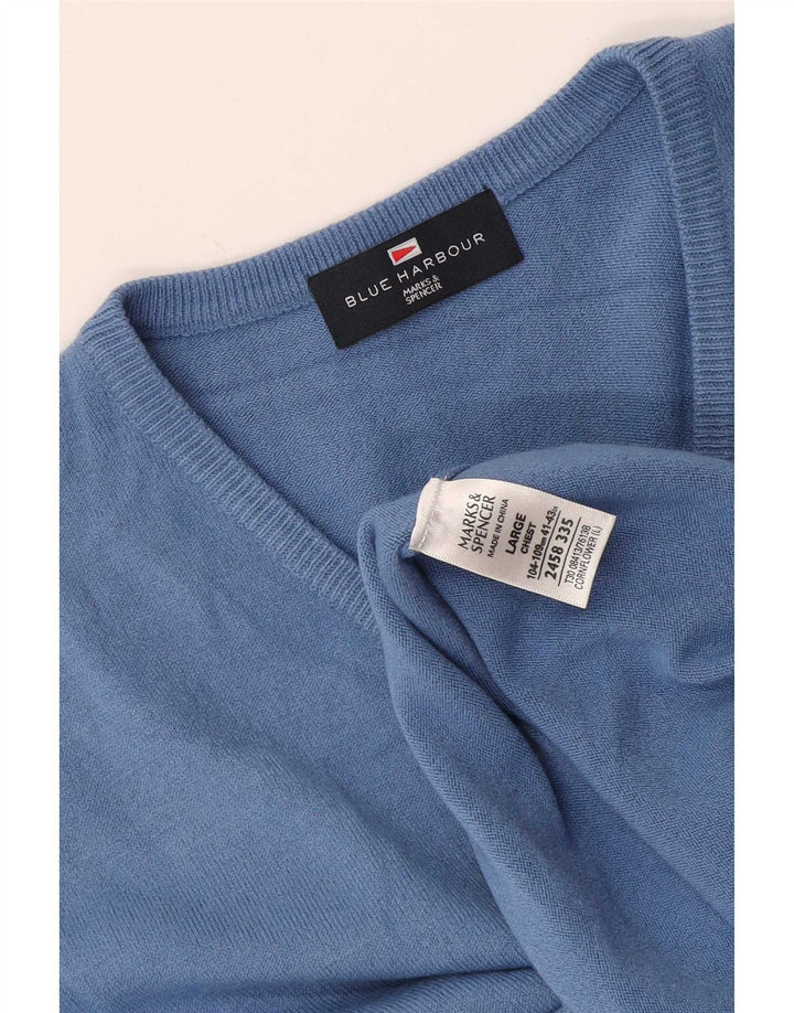 Marks & Spencer Herren-Tanktop „Harbor“ in Blau, Größe L, Acryl