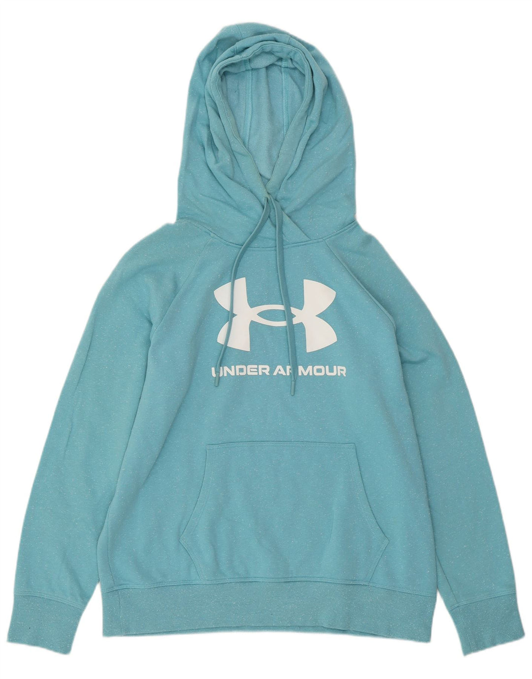 UNDER ARMOUR Damen Übergroßer Kapuzenpullover UK 14 Mittelblau meliert