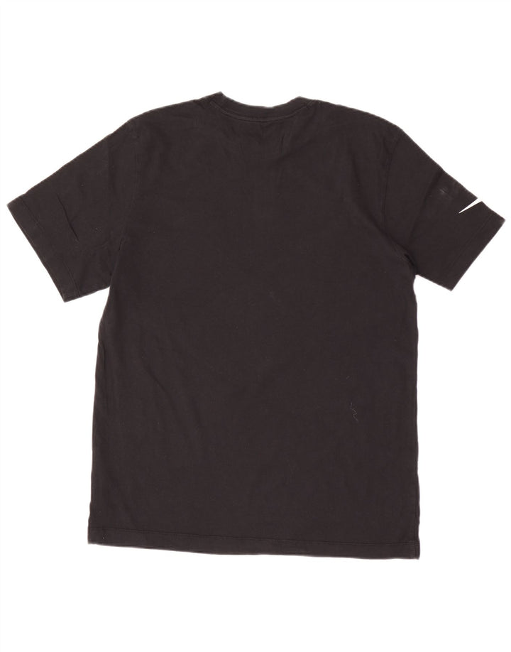 Nike Herren T-Shirt Top Medium Schwarz Baumwolle