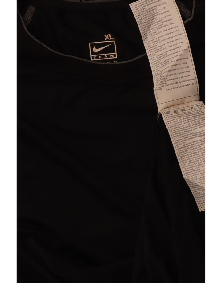 NIKE Damen-Trägershirt UK 18 XL Schwarz Polyester