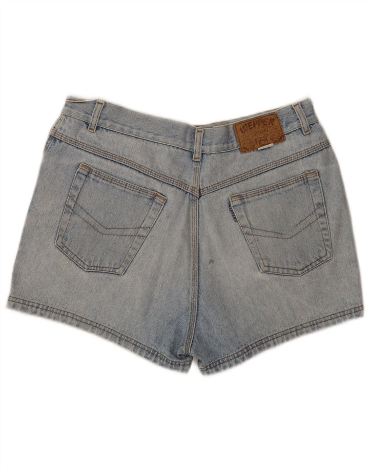 VINTAGE Damen Jeansshorts W32 Large Blau