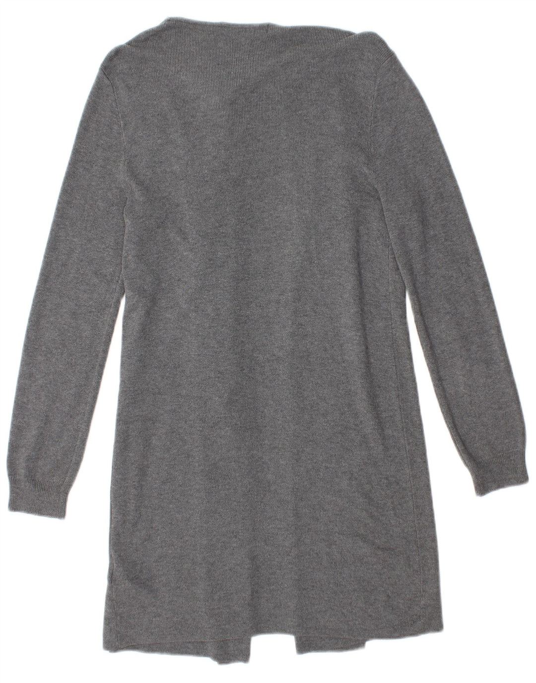 Marks & Spencer Damen Longline Open Cardigan Pullover UK 10 Small Grau