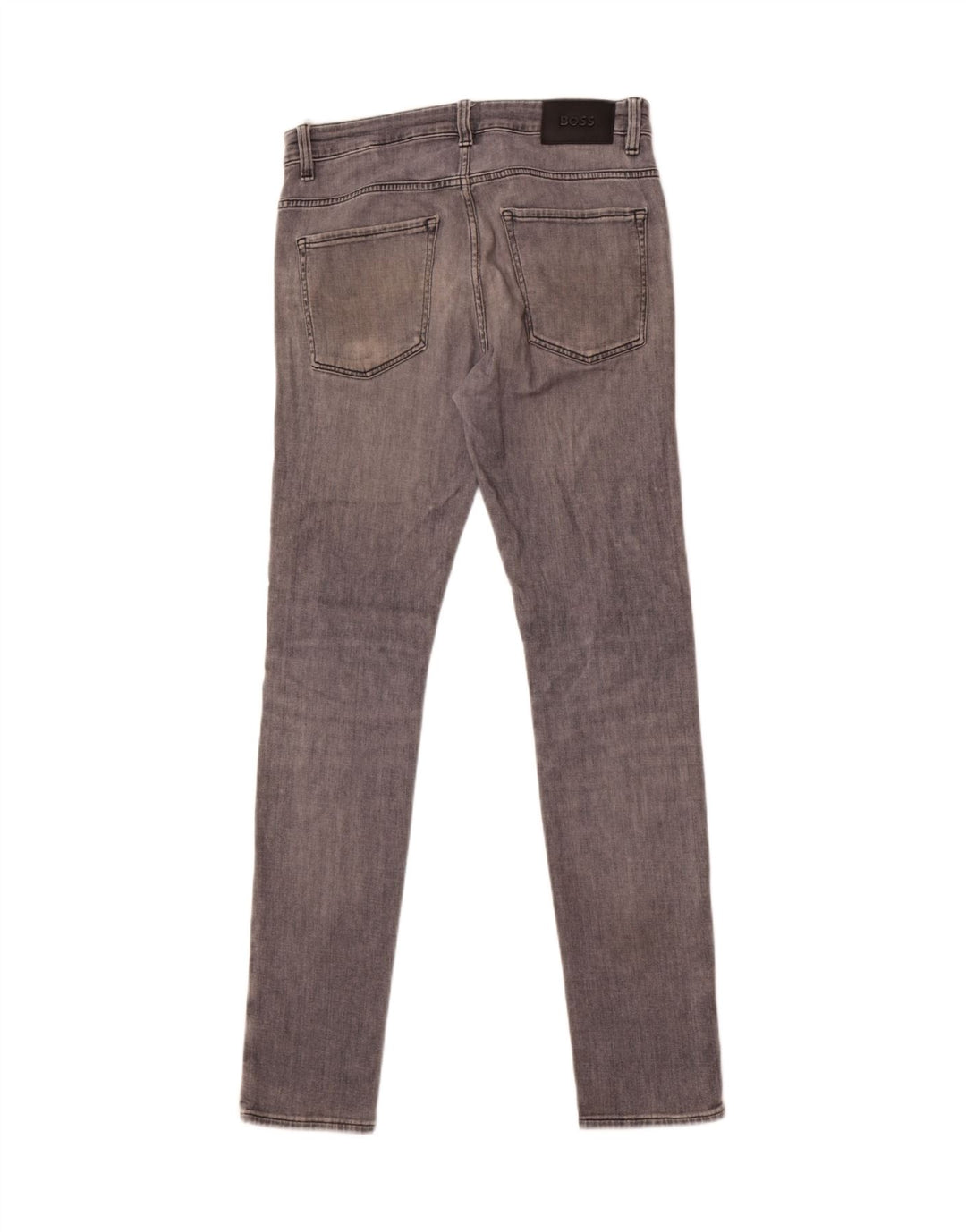 Hugo Boss Slim-Jeans für Herren aus mittelgrauer Baumwolle