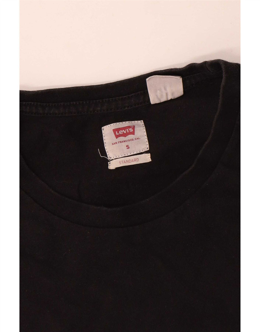 Levi's Herren-T-Shirt mit Standard-Passform, Größe S, Schwarz, Baumwolle