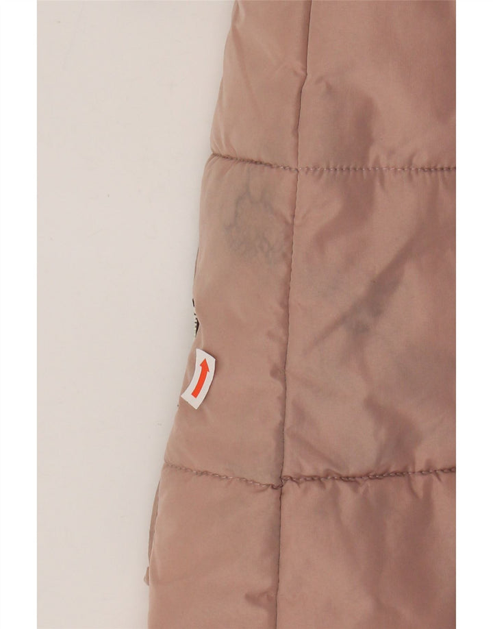 KHUJO Damen Übergroßer, wattierter Mantel mit Kapuze, UK 6, XS, Rosa, Polyester