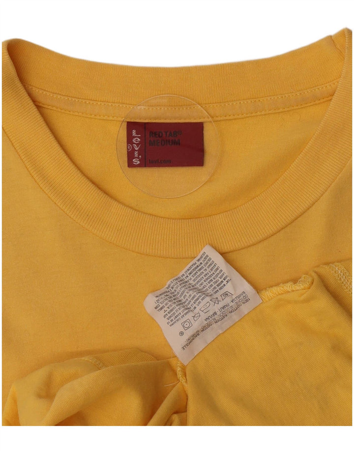 Levi's Herren-T-Shirt mit Grafik, mittelgelbe Baumwolle