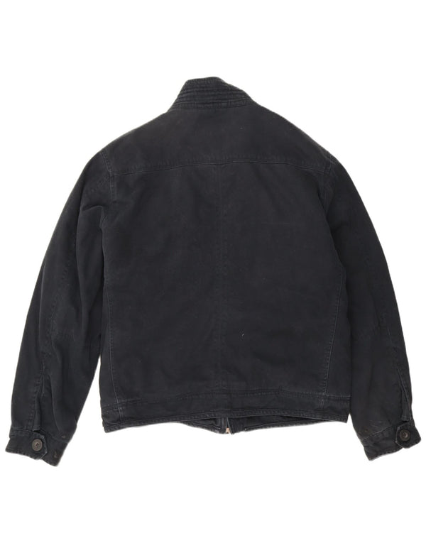 Crew Clothing Herren Sherpa Utility Jacke UK 42 XL Marineblau Baumwolle