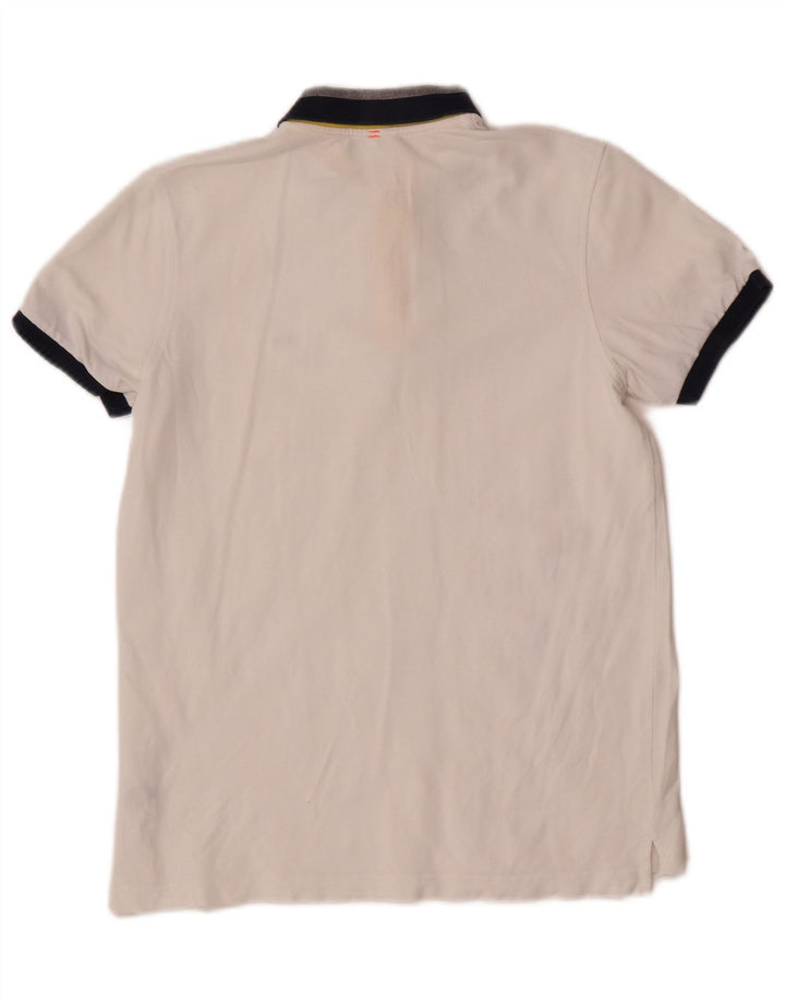 Sun68 Poloshirt für Jungen, 11–12 Jahre, weiße Baumwolle