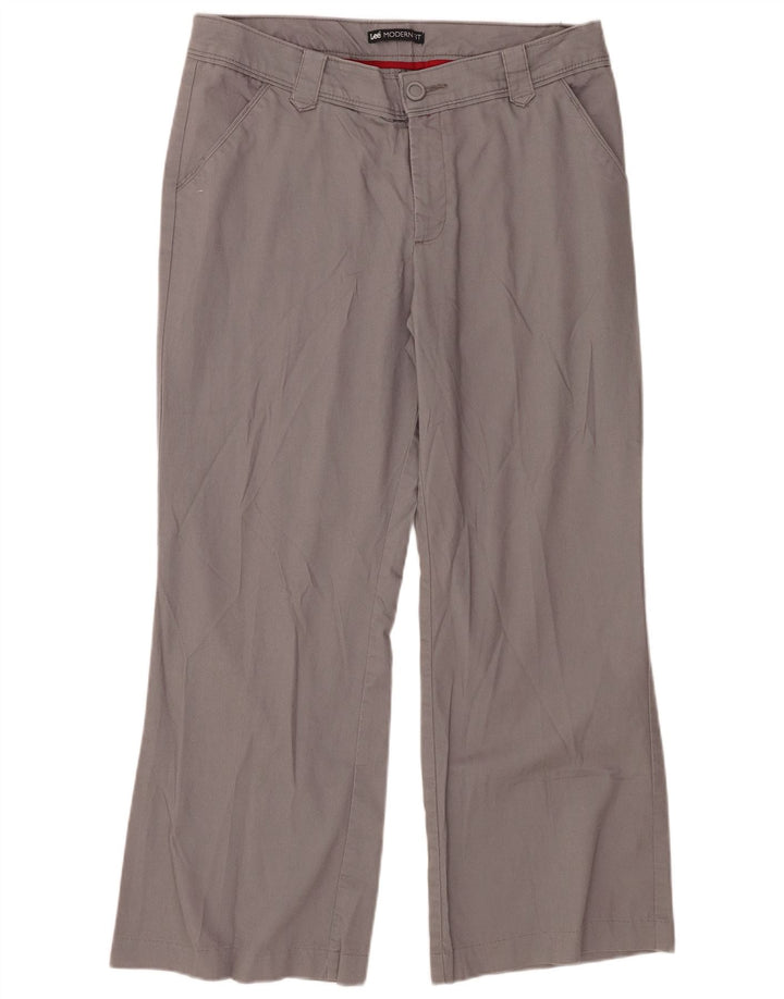 Lee Damen Modern Fit Straight Chino Hose W34 L27 Grau