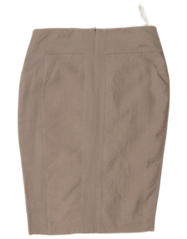 Marks & Spencer Damen Autograph Bleistiftrock UK 12 Medium W32 Grau