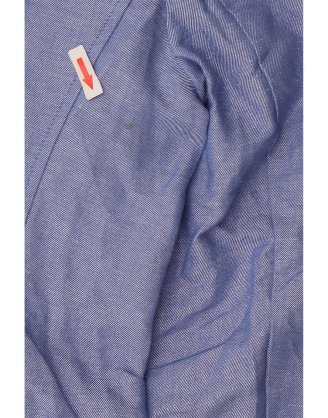 Marks & Spencer Damen-Blazer mit 2 Knöpfen, Gr. 14, Größe L, Blau, Leinen