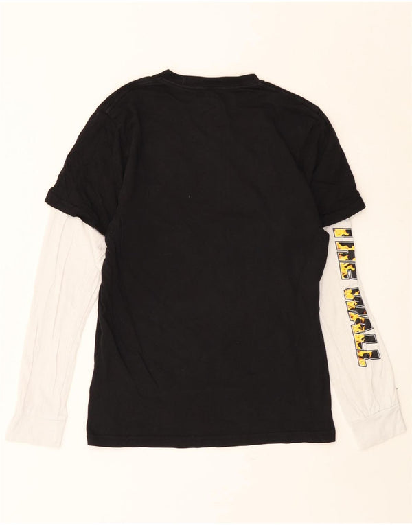 VANS Langarmshirt mit Grafik für Jungen, 13–14 Jahre, XL, Schwarz, Farbblock