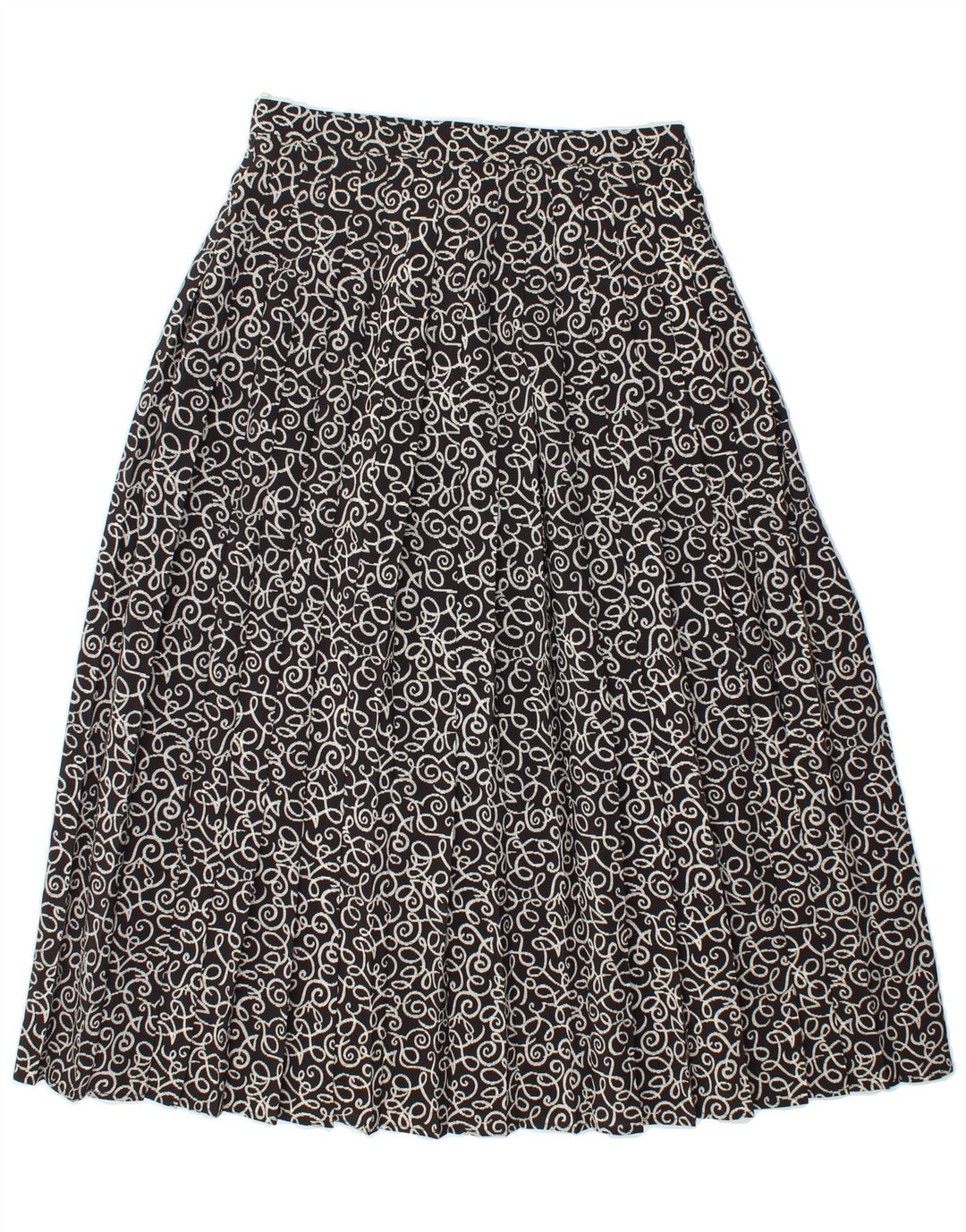COUNTRY CASUAL Womens Flared Skirt UK 14 Medium W30  Black Vintage Country Casual and Second-Hand Country Casual from Messina Hembry 