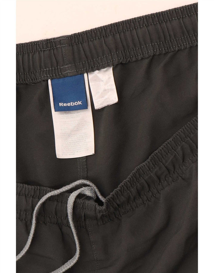 Reebok Herren Sportshorts 2XL Schwarz Colourblock Polyester