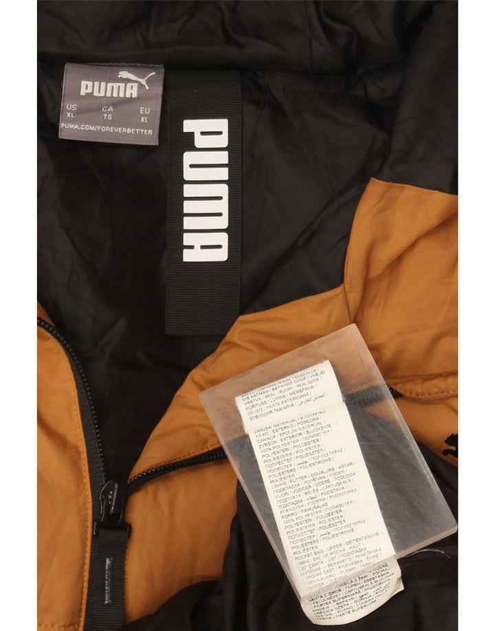 Puma Herren Kapuzenjacke, gepolstert, UK 42, XL, Beige, Polyester