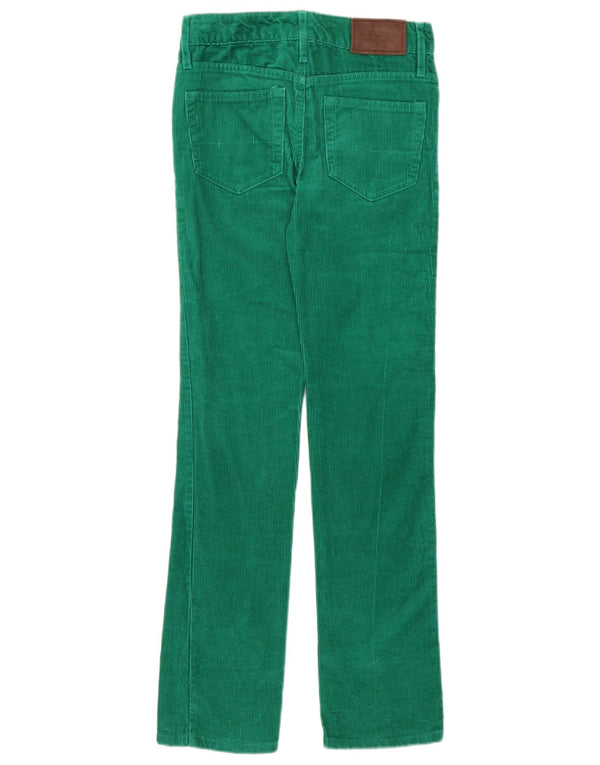 Polo Ralph Lauren Damen Slim Cordhose UK 8 Small W26 L28 Grün