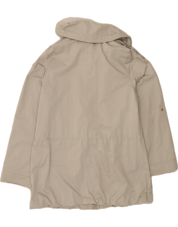 MINT VELVET Womens Rain Jacket UK 12 Medium Beige Polyester Vintage MINT VELVET and Second-Hand MINT VELVET from Messina Hembry 