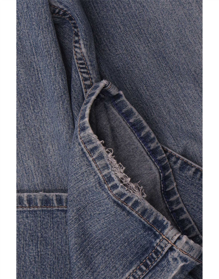 Mustang Damen Tramper Slim Jeans W33 L32 Blaue Baumwolle