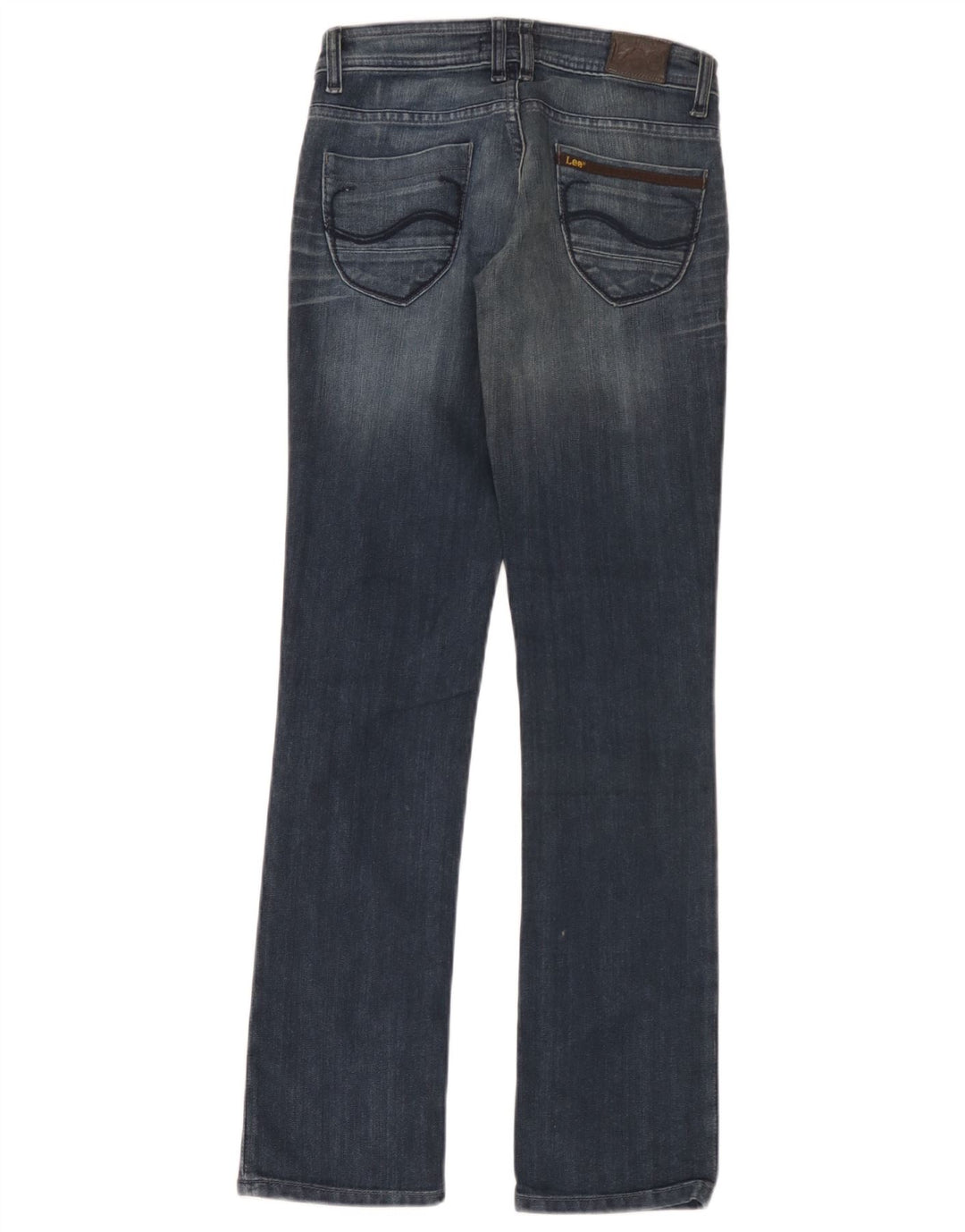 Lee Damen Bootcut-Jeans W26 L32 Blau
