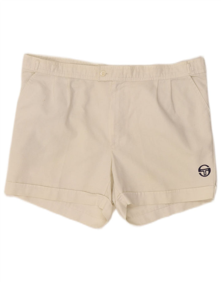 SERGIO TACCHINI Damen Chinoshorts W36 Large Off White