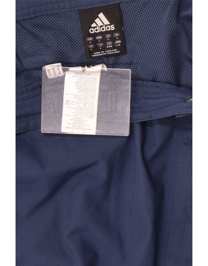 Adidas Wasserdichte Herrenhose, groß, marineblau, Polyester