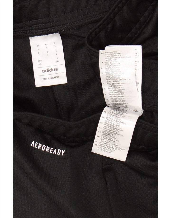 ADIDAS Herren Aeroready-Trainingshose, groß, aus schwarzem Polyester