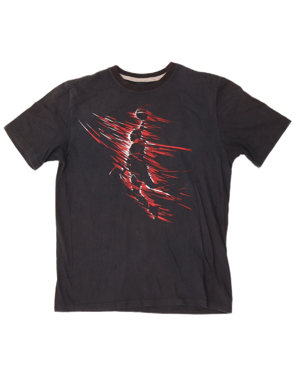Jordan Herren-T-Shirt mit Grafik, mittelgroß, Schwarz
