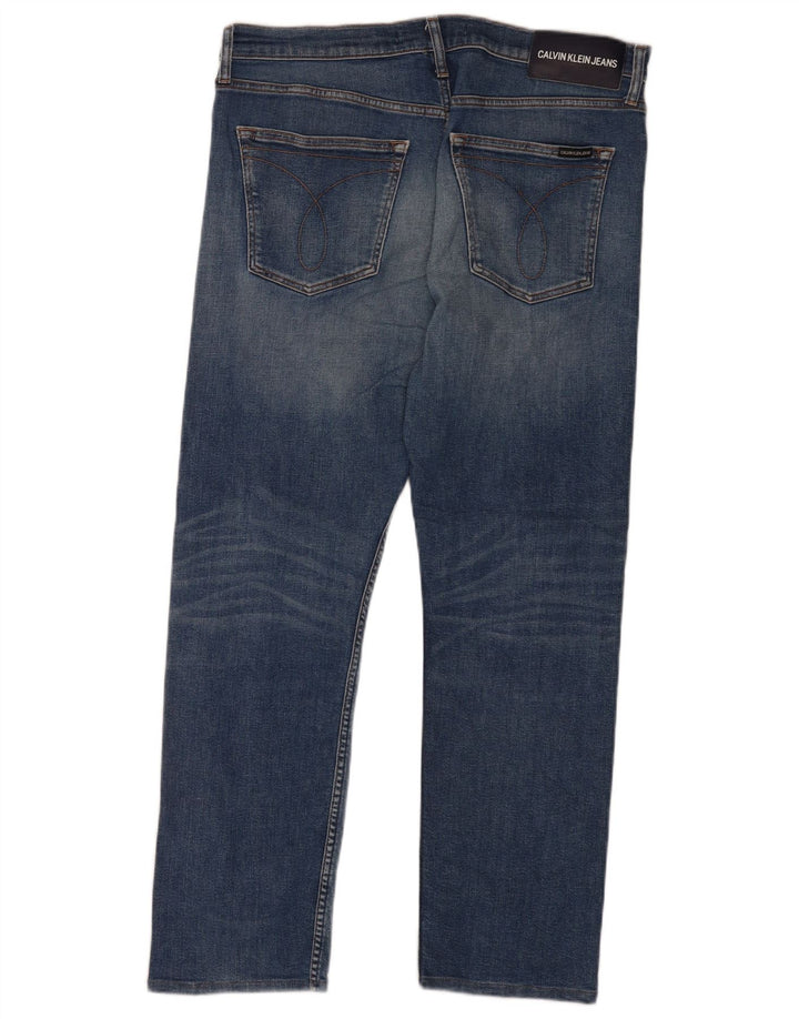 Calvin Klein Herren Slim Jeans W36 L32 Blau