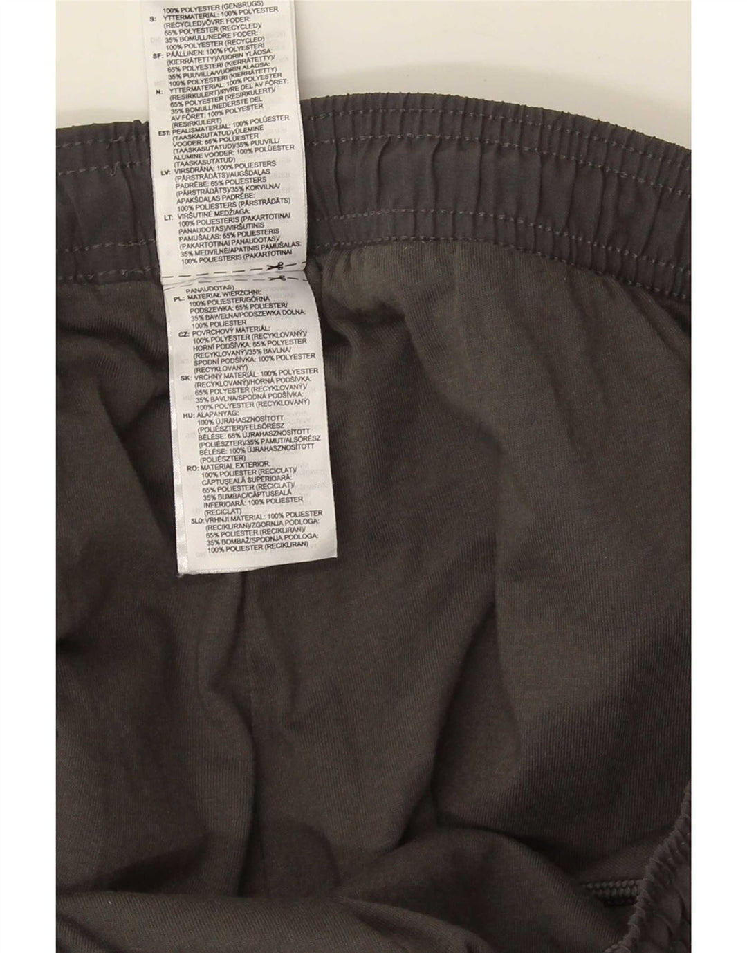 Adidas Herren-Trainingshose, Jogginghose, groß, grau, Polyester