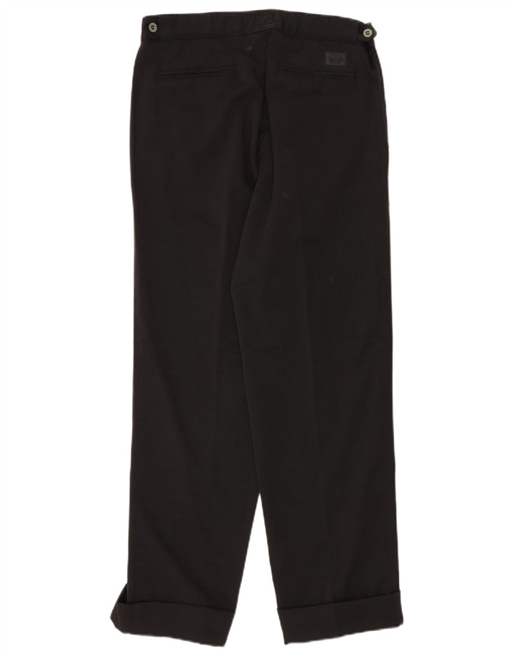 DOCKERS Herren Khakis Straight Chino Hose W33 L30 Schwarze Baumwolle