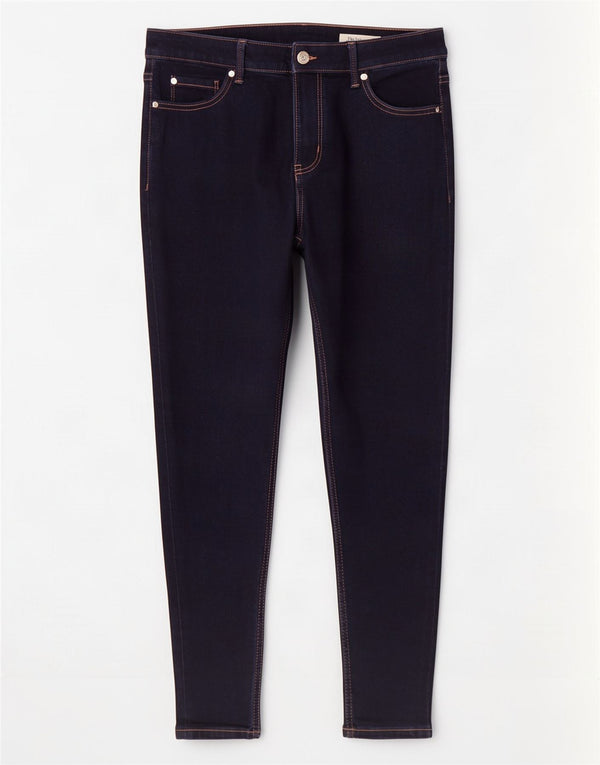 Marks & Spencer Damen The Ivy Skinny Jeans UK 14 Large W34 L25 Marineblau