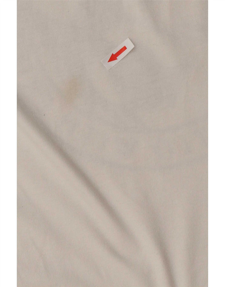 True Religion Herren-T-Shirt mit Grafik, XL, weiße Baumwolle