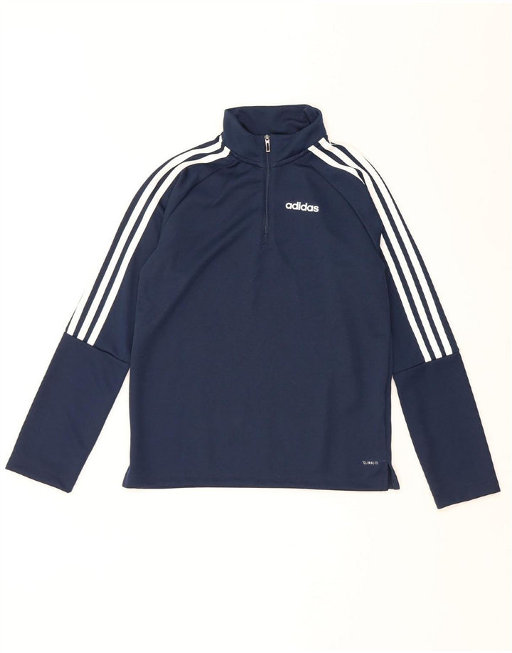 ADIDAS Climalite Pullover-Trainingsanzug für Jungen, 11–12 Jahre, Marineblau