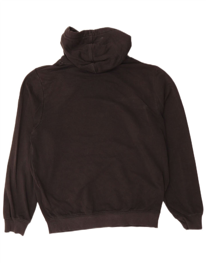 KAPPA Herren-Kapuzenpullover, mittelschwarz, Baumwolle