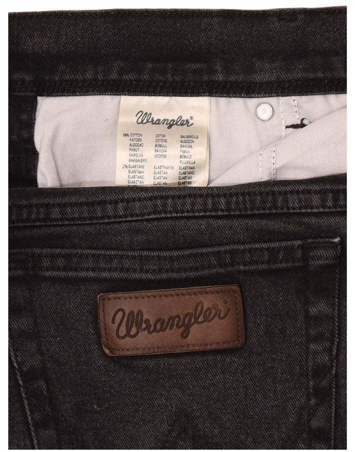 Wrangler Herren Texas Straight Jeans W40 L30 Graue Baumwolle