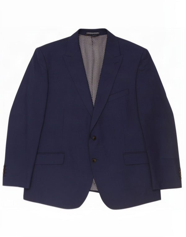 Marks & Spencer Herren-Blazer mit 2 Knöpfen, reguläre Passform, UK 48, 2XL, Marineblau