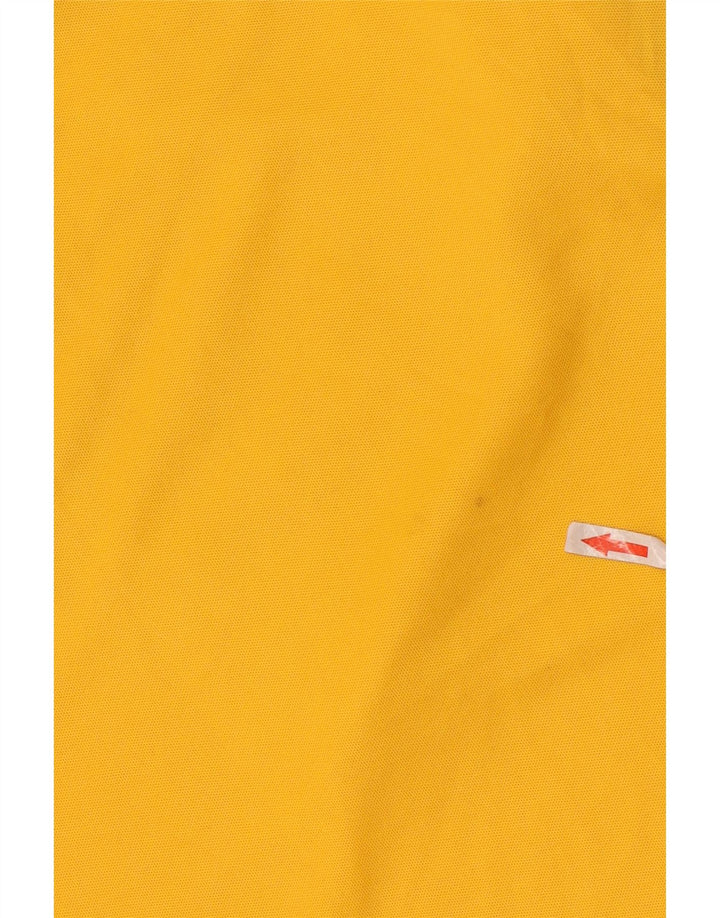 ADIDAS Herren Grafik-T-Shirt-Oberteil, kleines gelbes Farbblock-Polyester