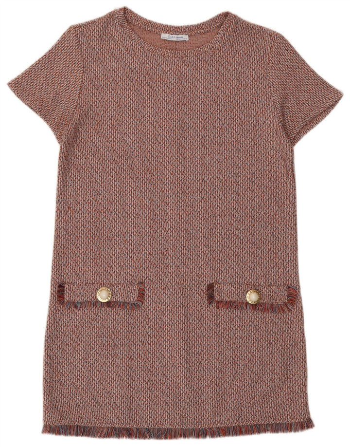 Zara Damen Trafaluc Etuikleid UK 14 Medium Red Flecked