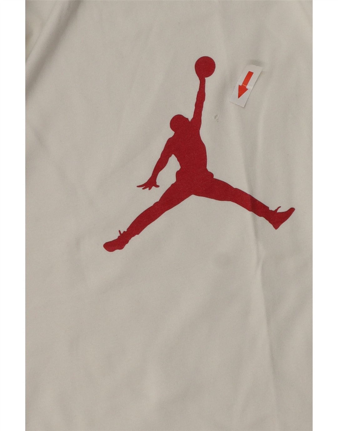 Jordan Herren-T-Shirt mit Standard-Passform, Grafik, Größe S, weiße Baumwolle