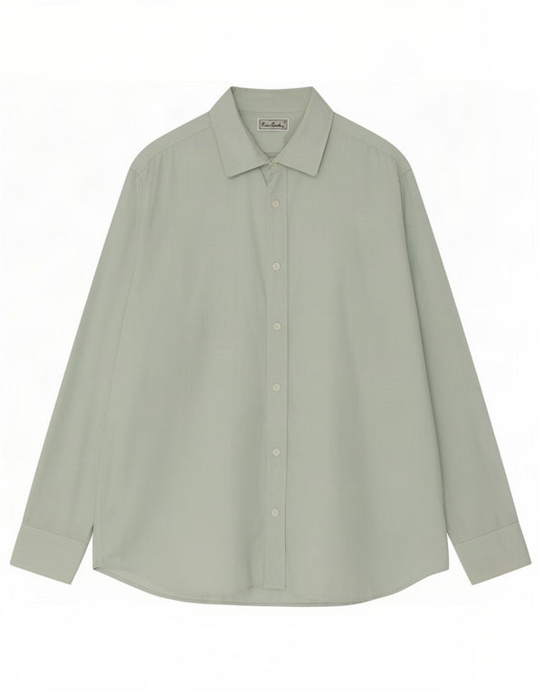 Pierre Cardin Mens Shirt Medium Green