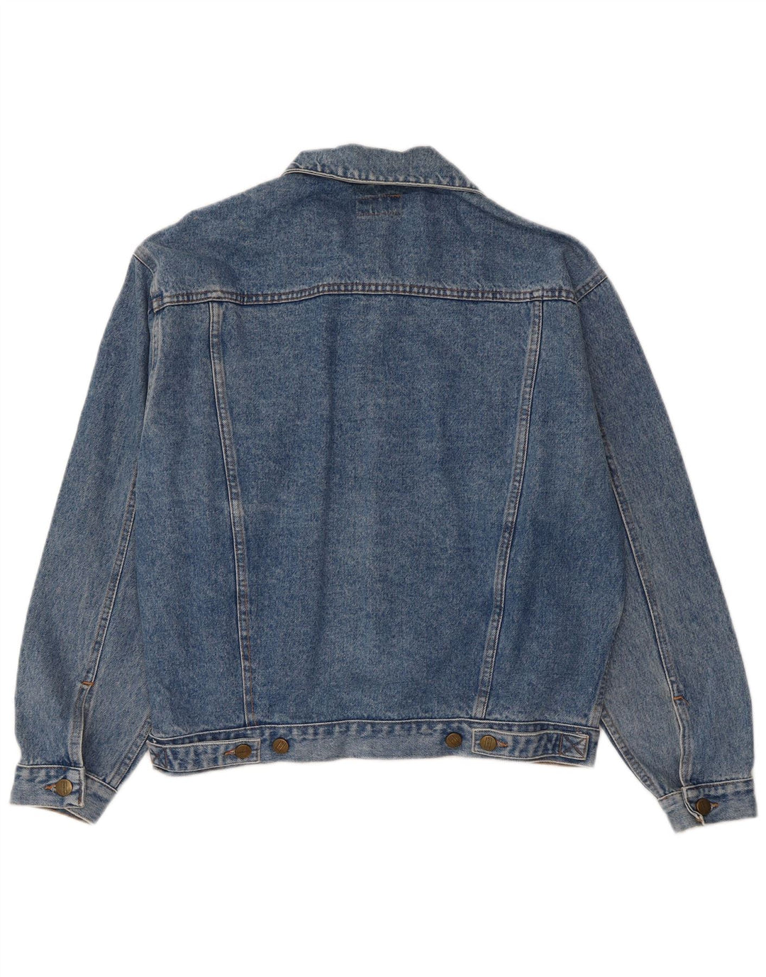 Stefanel Herren Jeansjacke UK 36 Small Blaue Baumwolle