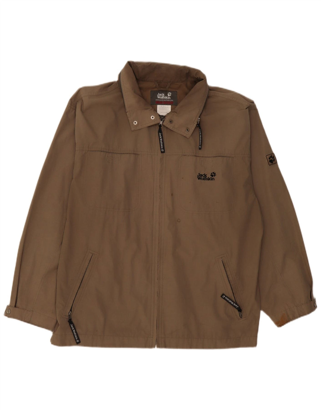 Jack Wolfskin Herren Utility Jacke UK 42 XL Khaki Polyester