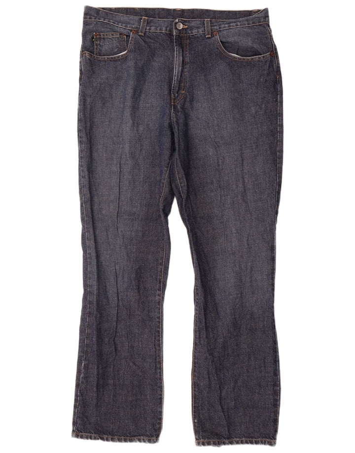 Dkny Herren Straight Jeans W38 L31 Marineblaue Baumwolle