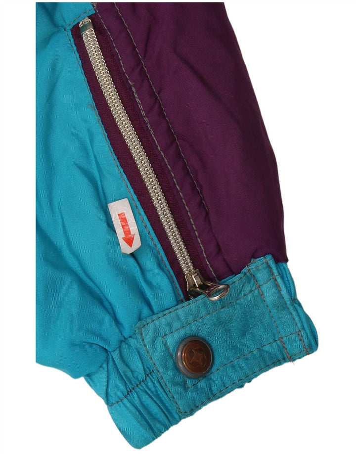 COLMAR Herren-Skijacke mit lockerer Passform und Kapuze, Größe 44, XS, Blau, Farbblock