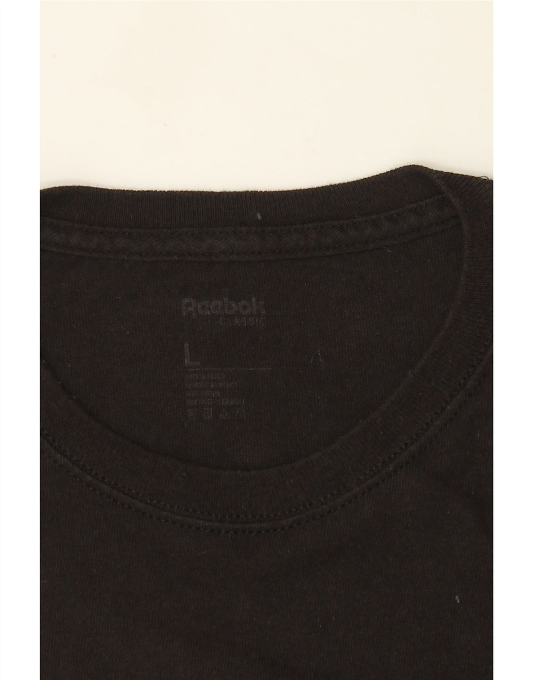 Reebok Herren Graphic T-Shirt Top Large Schwarz